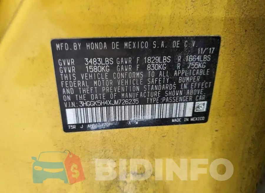 3HGGK5H4XJM726235 Photo# 12