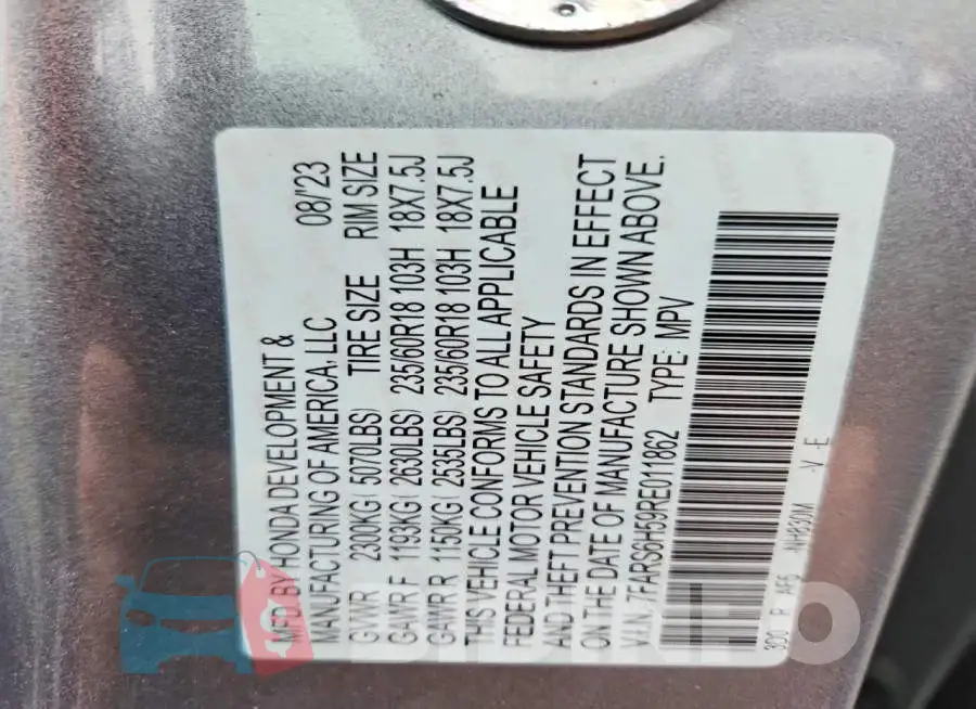 7FARS6H59RE011862 Photo# 14