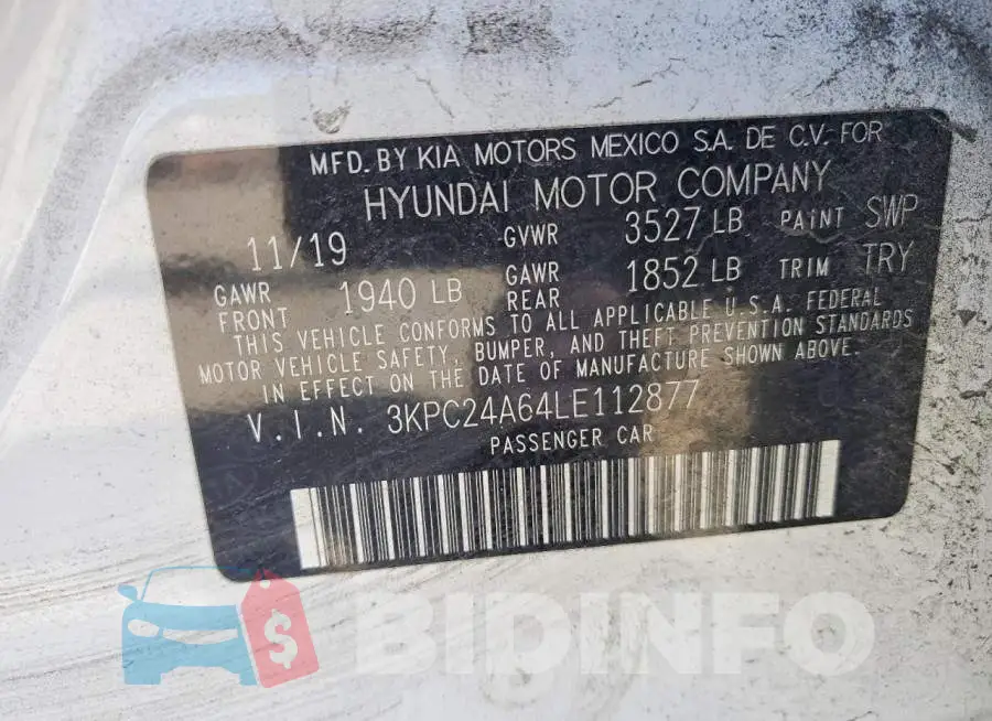 3KPC24A64LE112877 Photo# 12