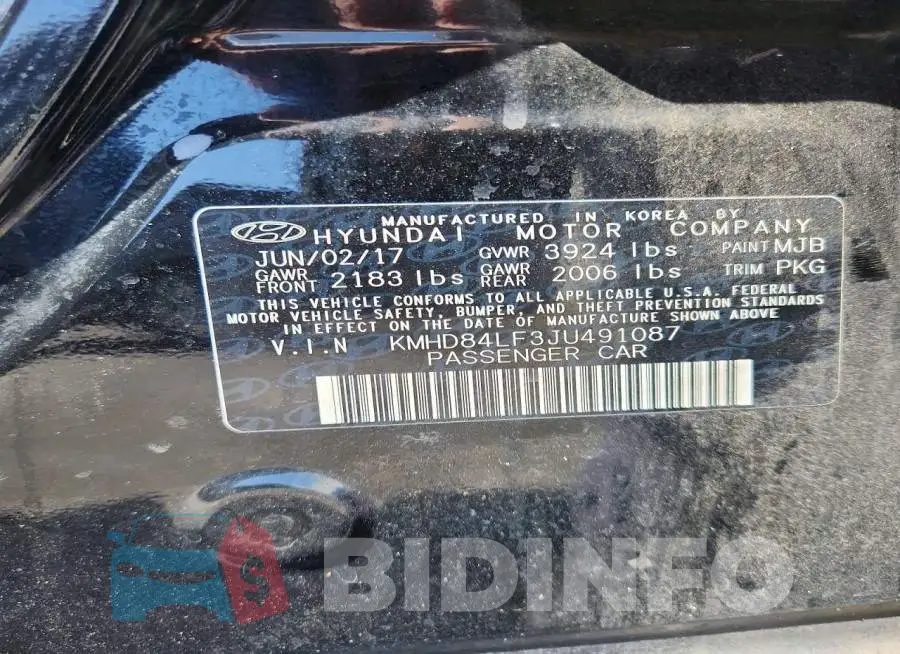 KMHD84LF3JU491087 Photo# 12