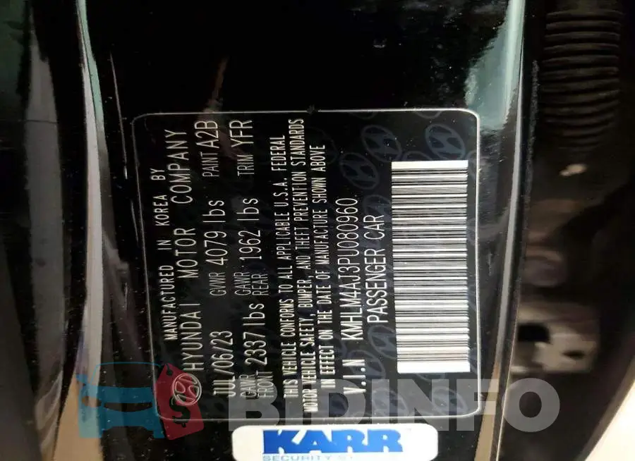 KMHLM4AJ3PU080960 Photo# 12