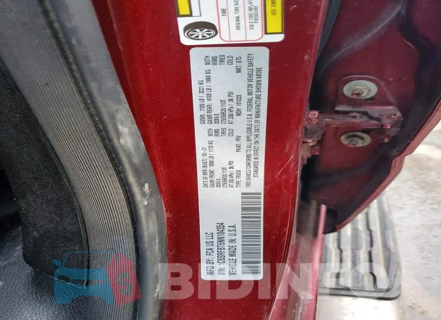 1C6SRFBT6NN184354 Photo# 12