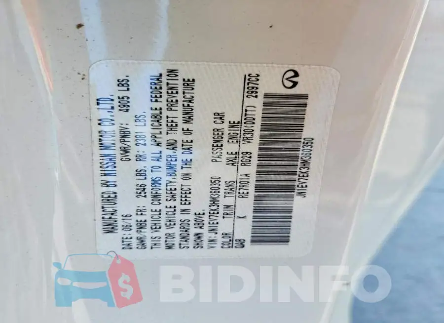 JN1EV7EK3HM360350 Photo# 13