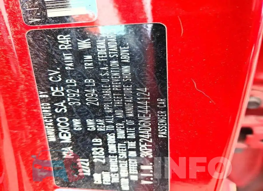 3KPF24AD6NE444124 Photo# 12