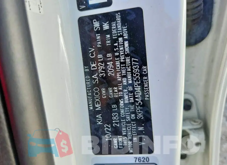 3KPF54AD4PE559377 Photo# 12