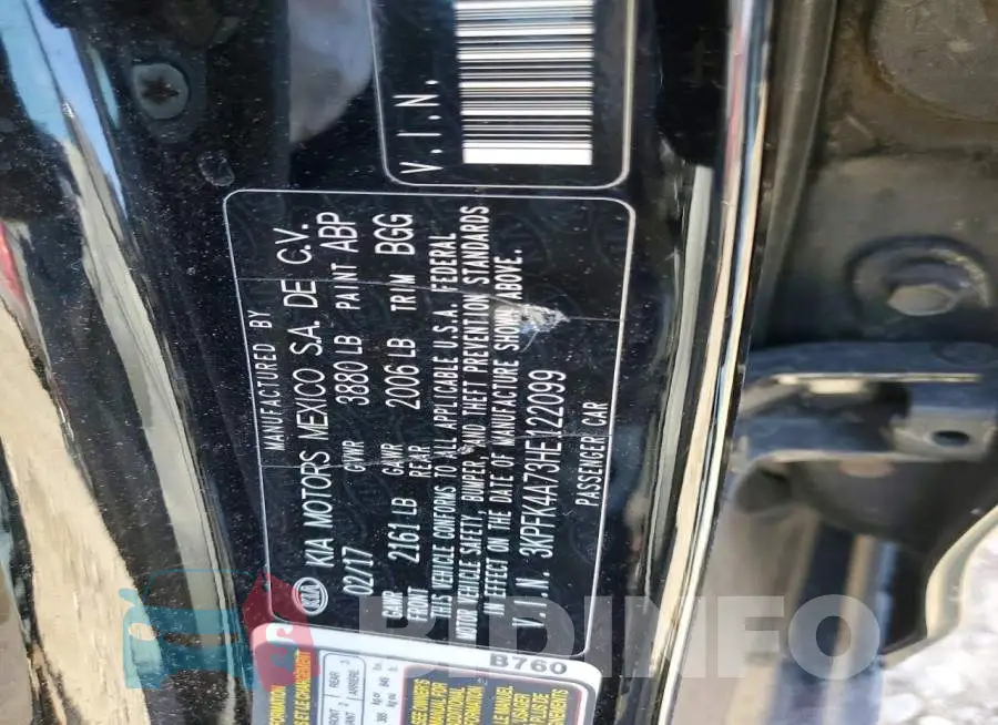3KPFK4A73HE122099 Photo# 12
