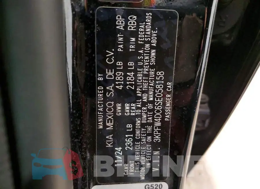 3KPFW4DC6SE058158 Photo# 12