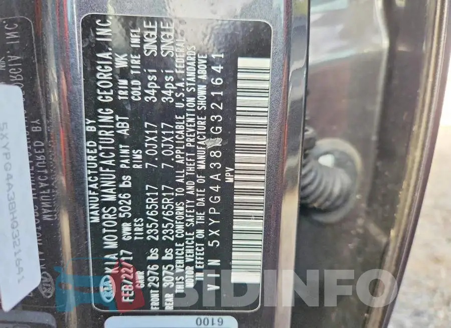 5XYPG4A38HG321641 Photo# 14