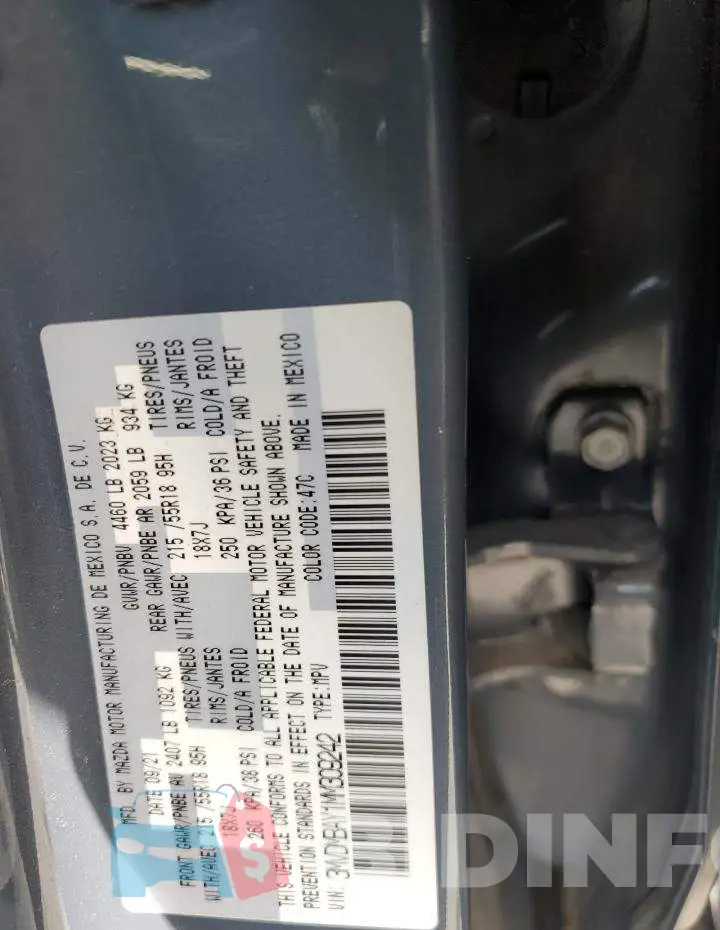 3MVDMBAY1MM309242 Photo# 14