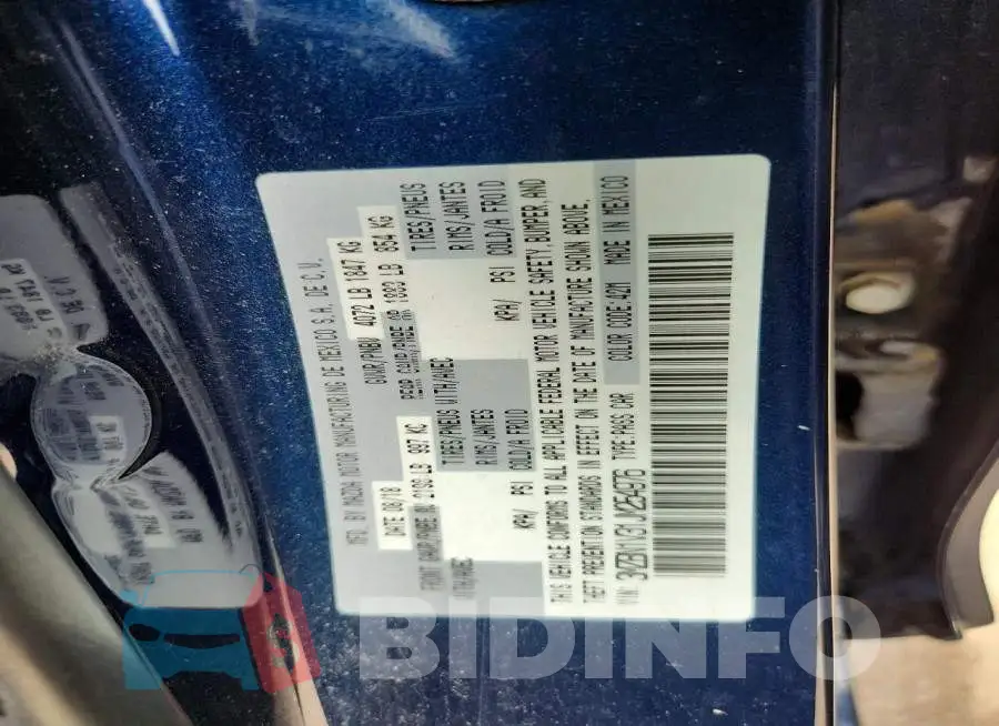 3MZBN1V31JM254976 Photo# 13