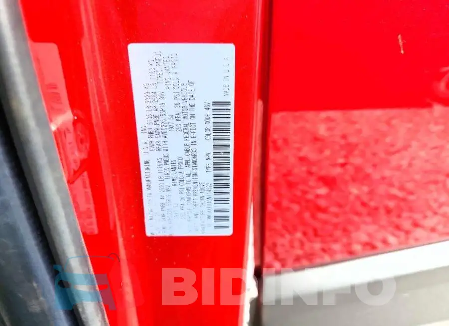 7MMVAAEW4SN114322 Photo# 12