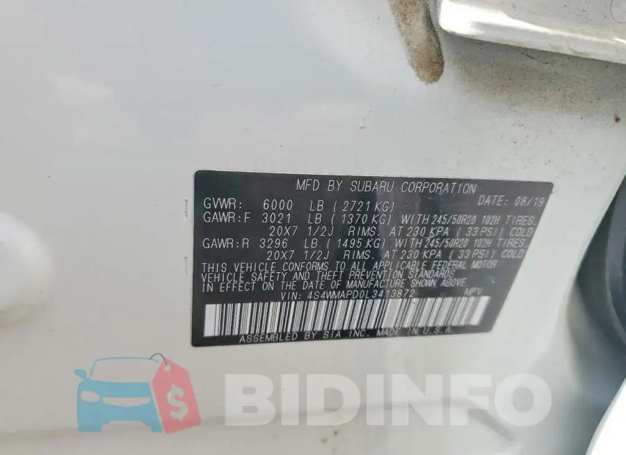 4S4WMAPD0L3413872 Photo# 12