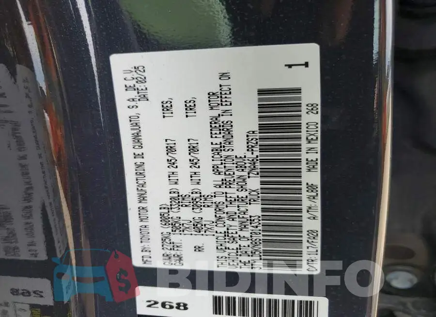 3TYLD5KN8ST014353 Photo# 13