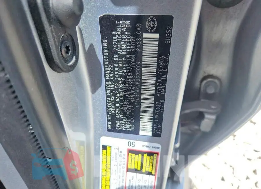 4T1C31AK2PU605064 Photo# 12