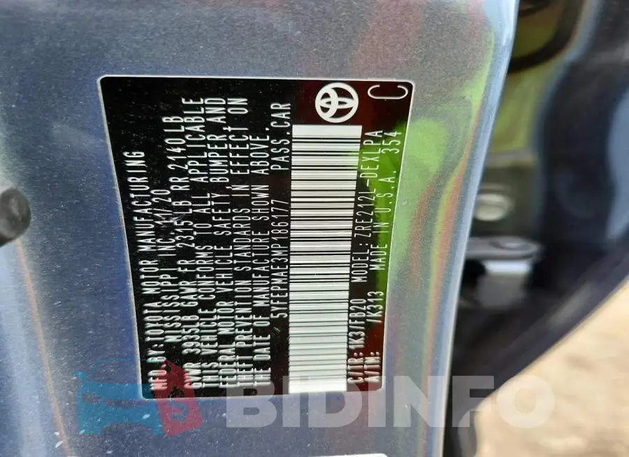 5YFEPMAE3MP186177 Photo# 12