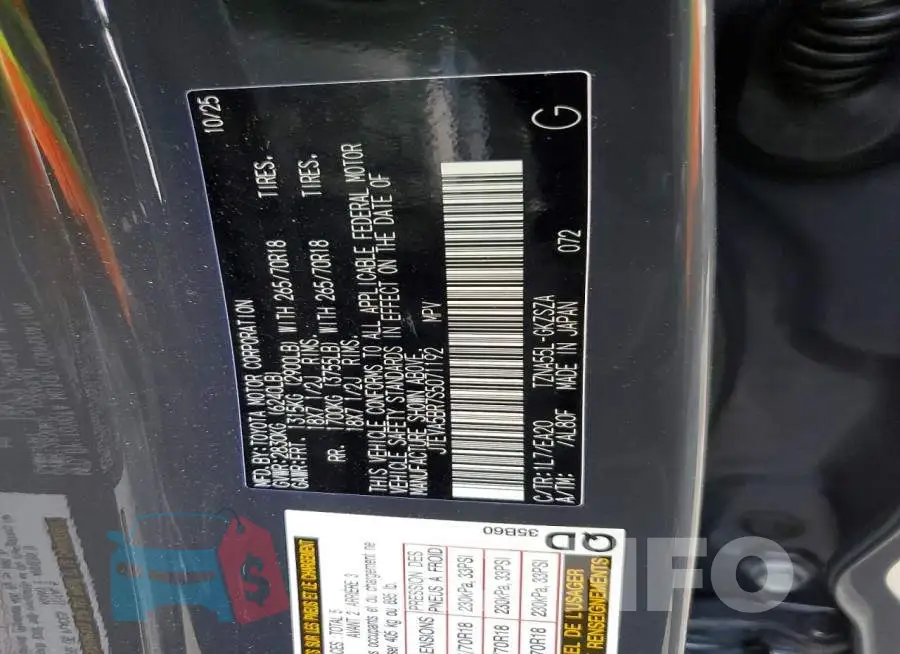 JTEVA5BR7S5071192 Photo# 12