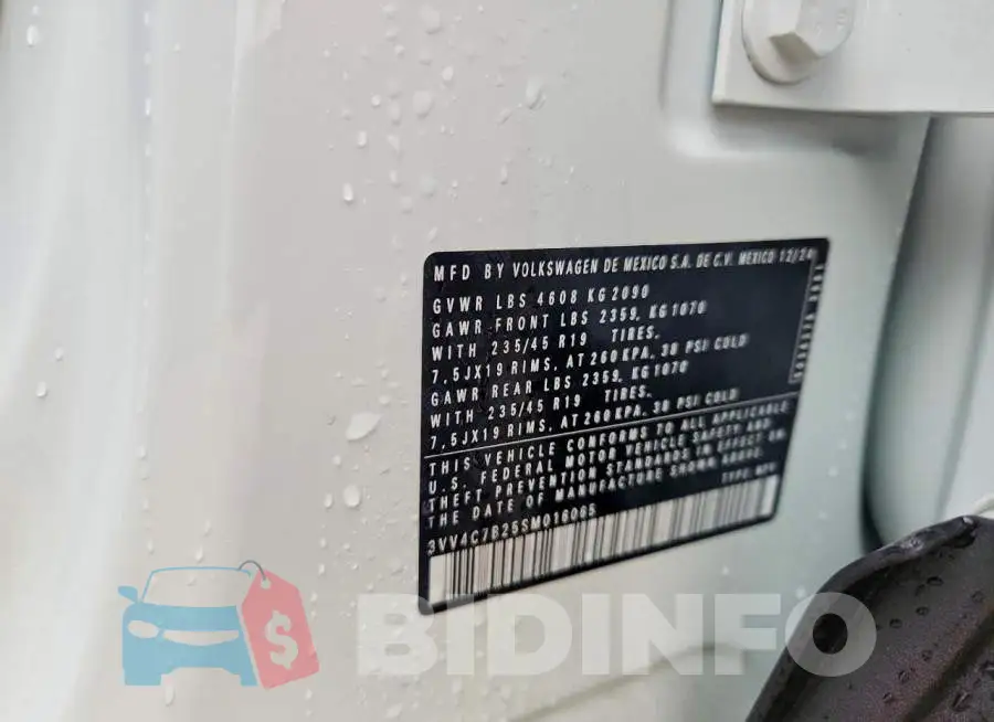 3VV4C7B25SM016065 Photo# 12