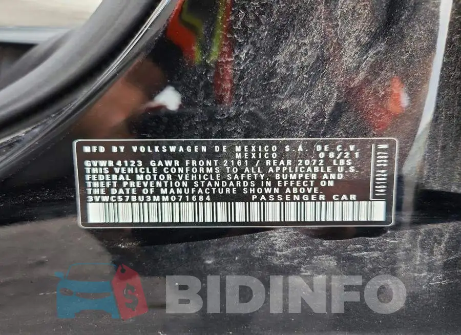 3VWC57BU3MM071684 Photo# 12