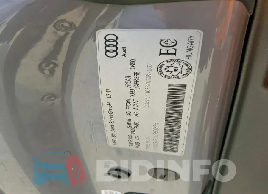 WUACSAFVXJ1900659 Photo# 12