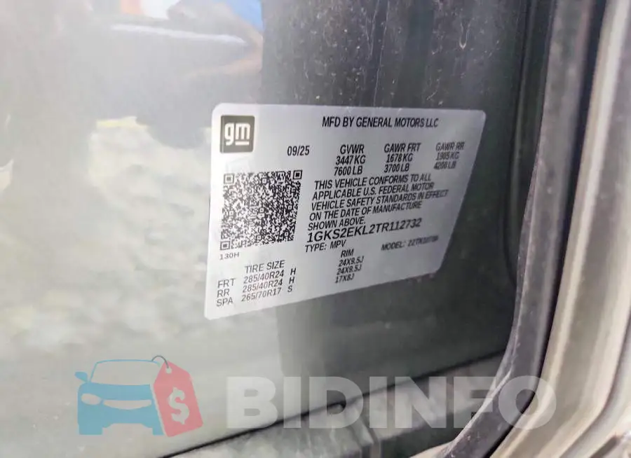 1GKS2EKL2TR112732 Photo# 13
