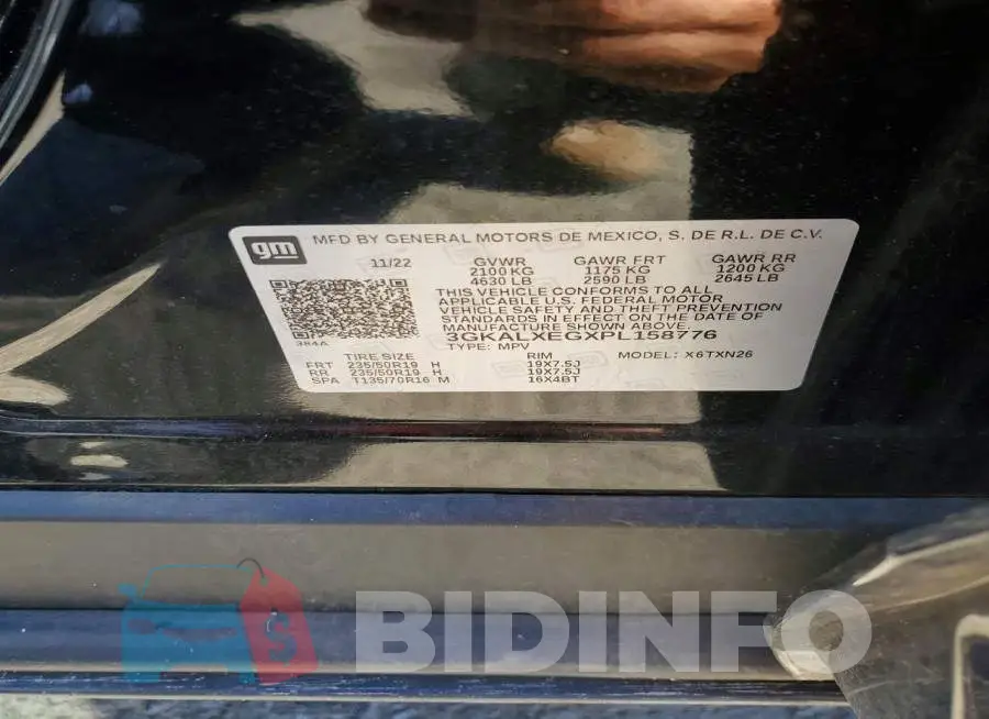 3GKALXEGXPL158776 Photo# 14
