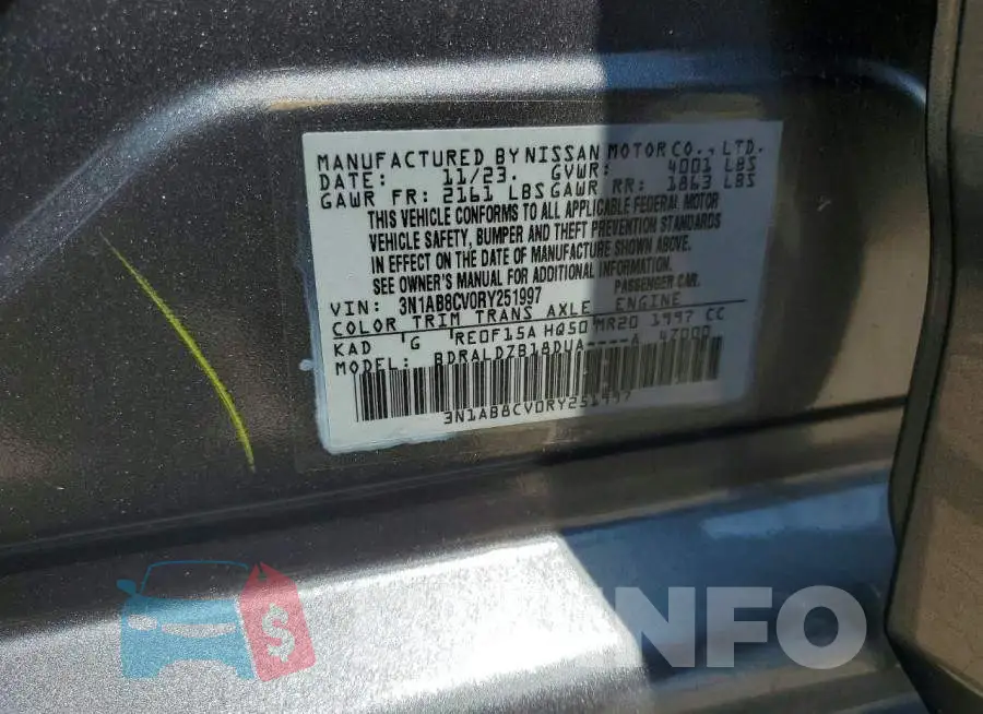 3N1AB8CV0RY251997 Photo# 12
