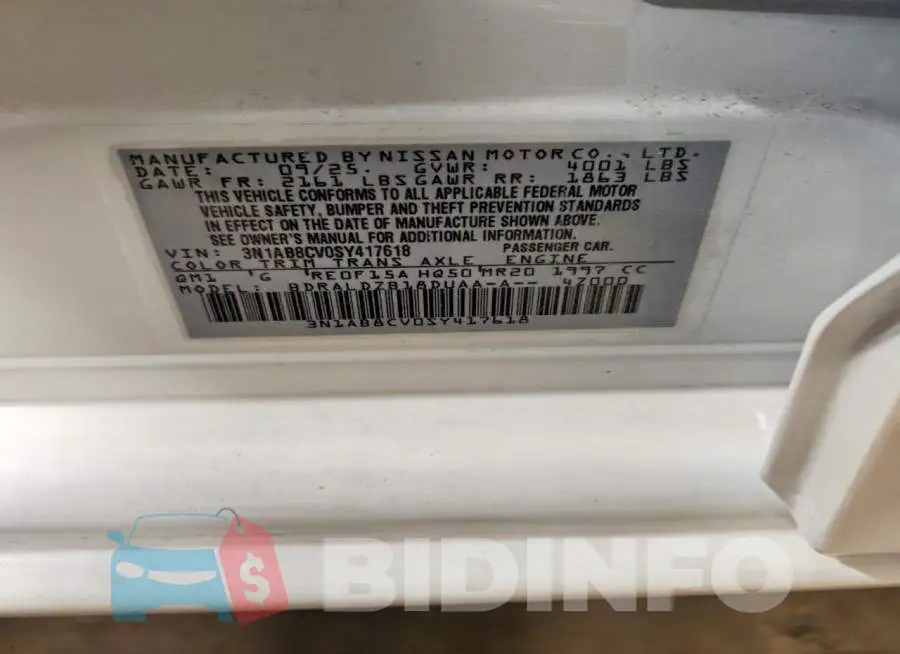 3N1AB8CV0SY417618 Photo# 12