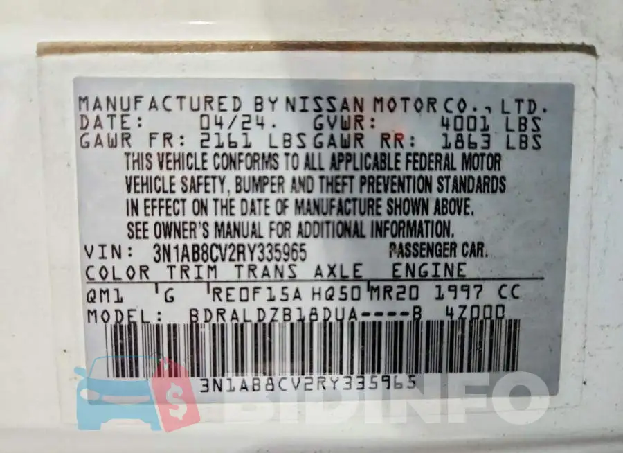 3N1AB8CV2RY335965 Photo# 12