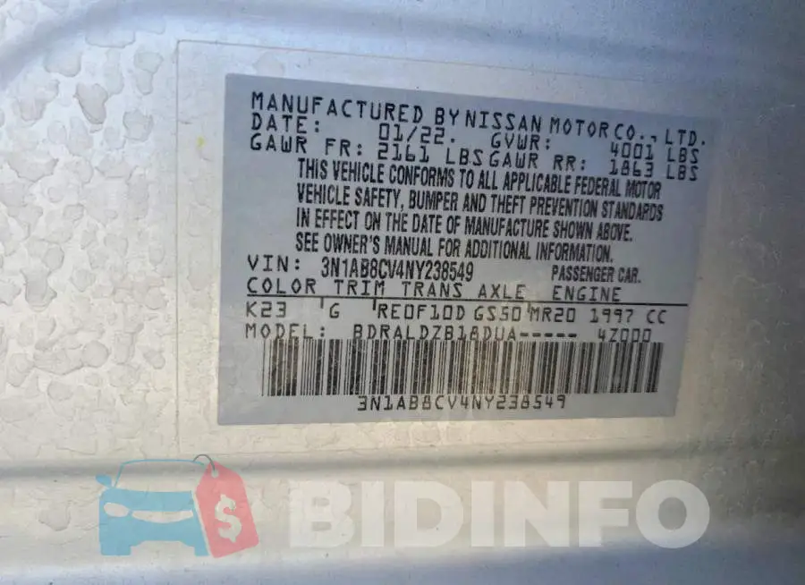 3N1AB8CV4NY238549 Photo# 12
