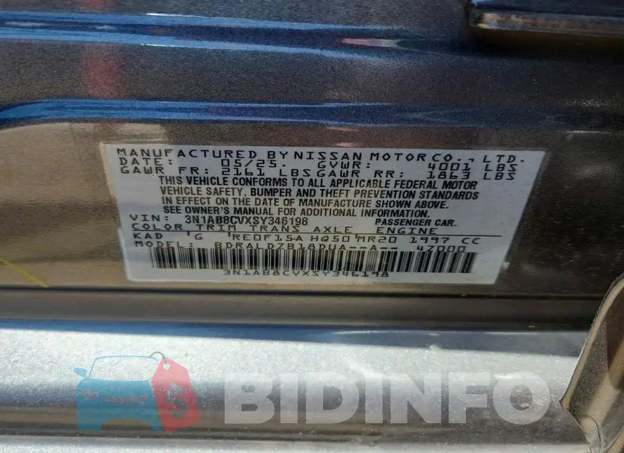 3N1AB8CVXSY346198 Photo# 12