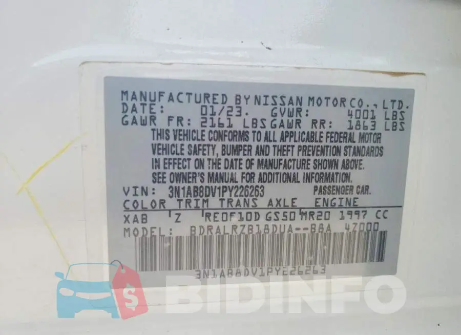 3N1AB8DV1PY226263 Photo# 12