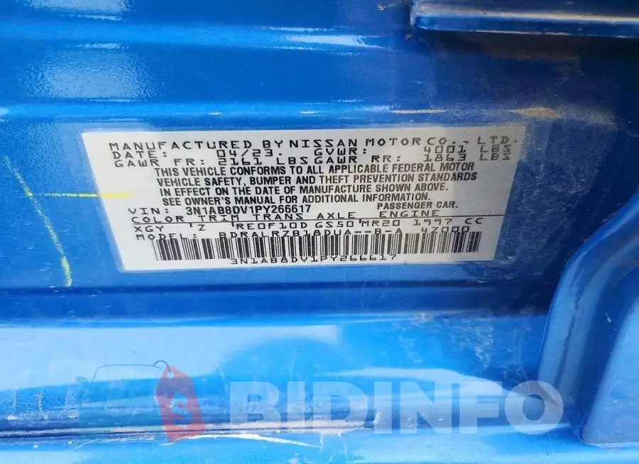 3N1AB8DV1PY266617 Photo# 12