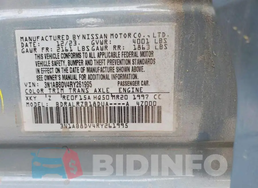 3N1AB8DV4RY261995 Photo# 12
