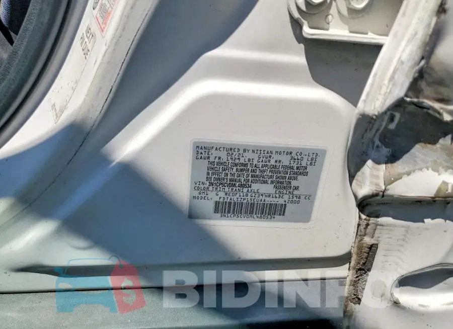 3N1CP5CV0ML480534 Photo# 12