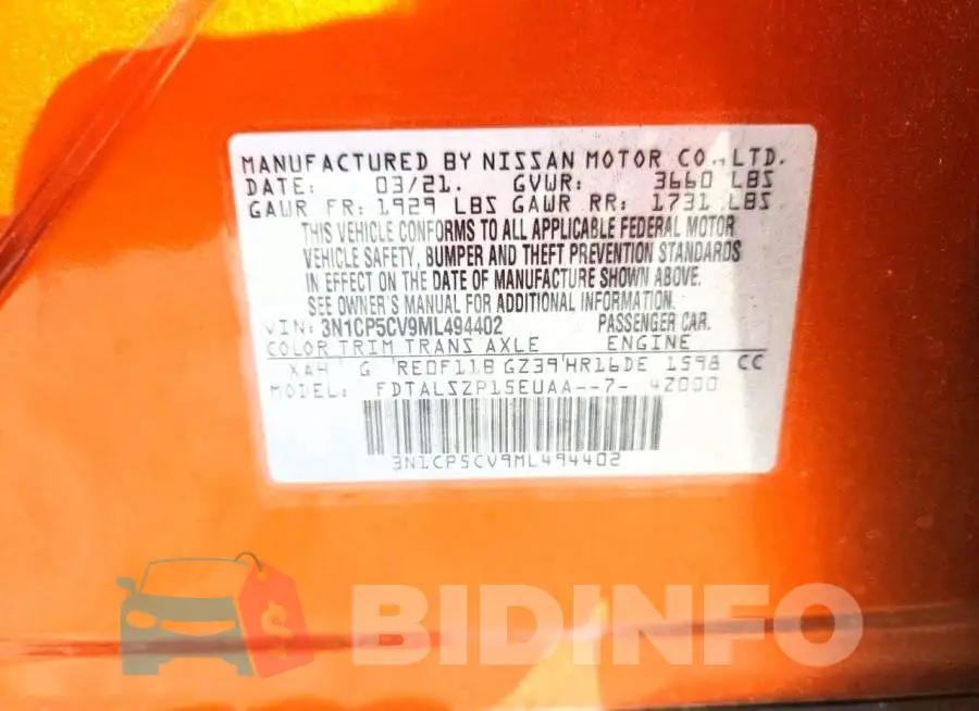 3N1CP5CV9ML494402 Photo# 12