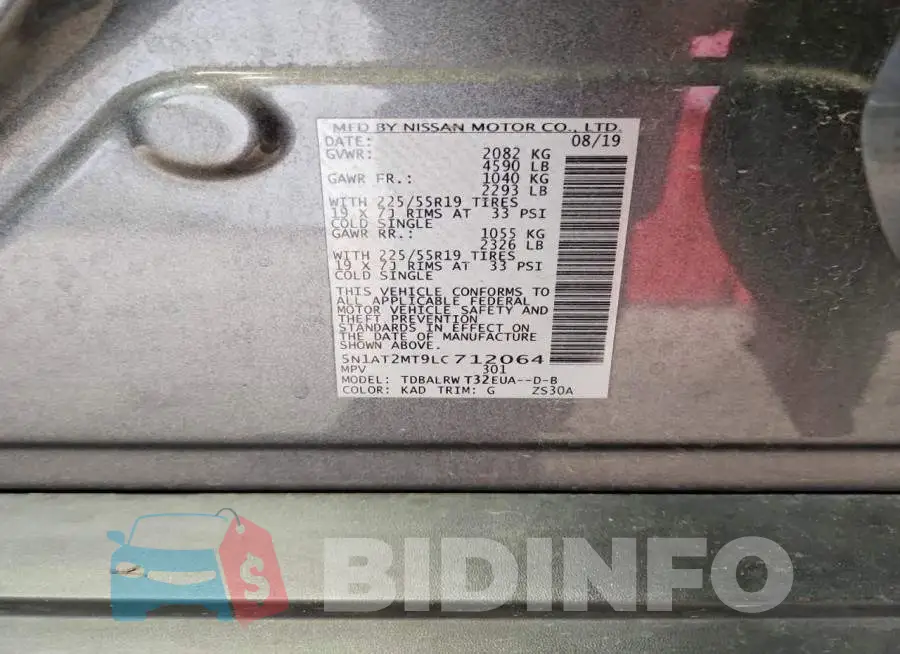 5N1AT2MT9LC712064 Photo# 14