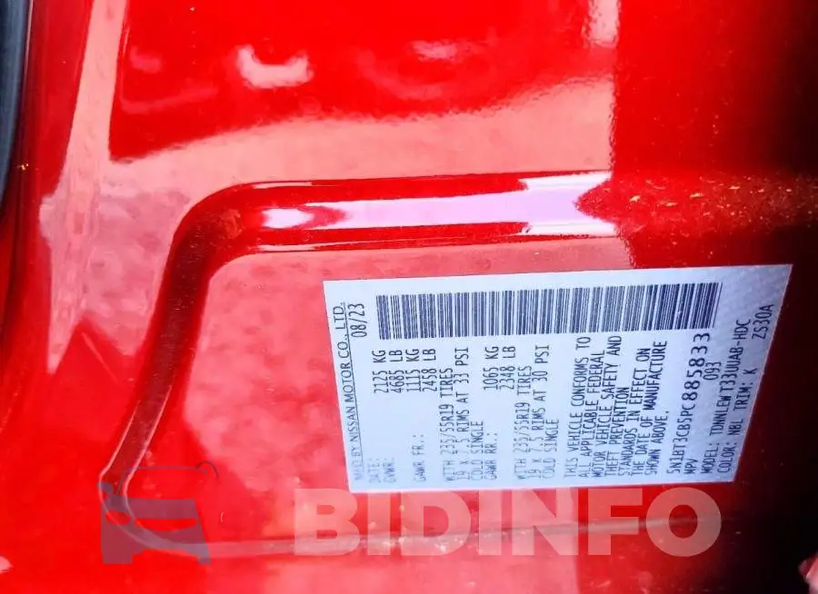 5N1BT3CB5PC885833 Photo# 14