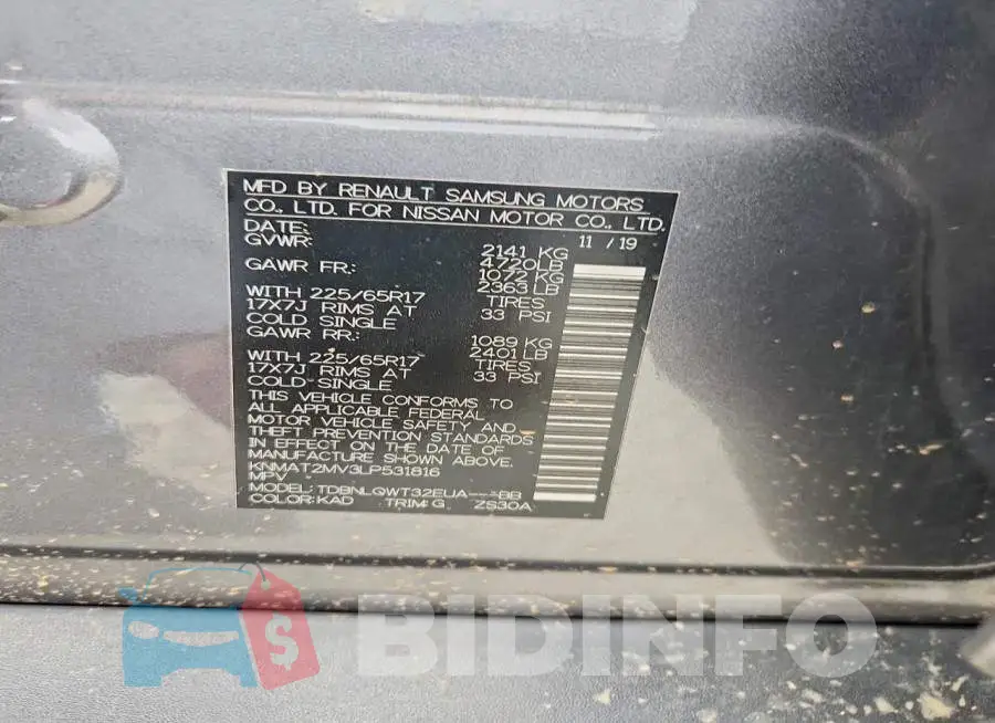 KNMAT2MV3LP531816 Photo# 14