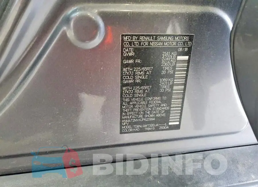 KNMAT2MVXJP621994 Photo# 13