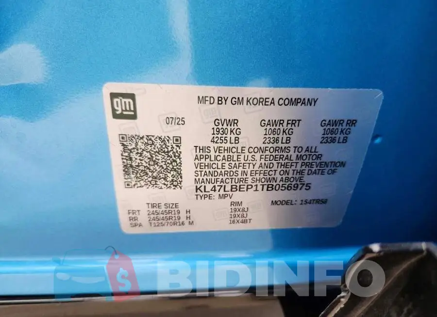 KL47LBEP1TB056975 Photo# 12