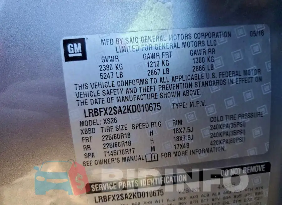 LRBFX2SA2KD010675 Photo# 13