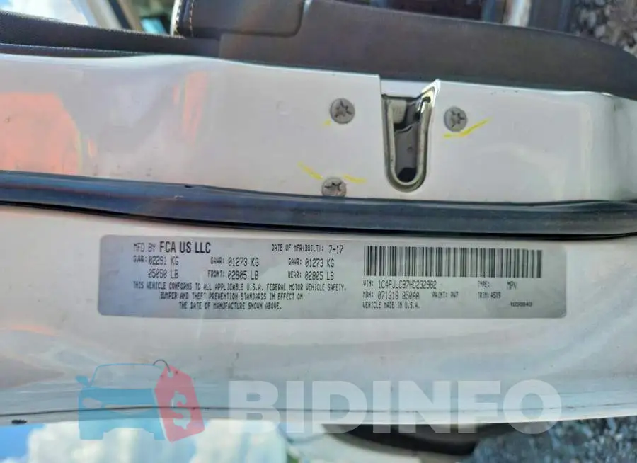 1C4PJLCB7HD232982 Photo# 13