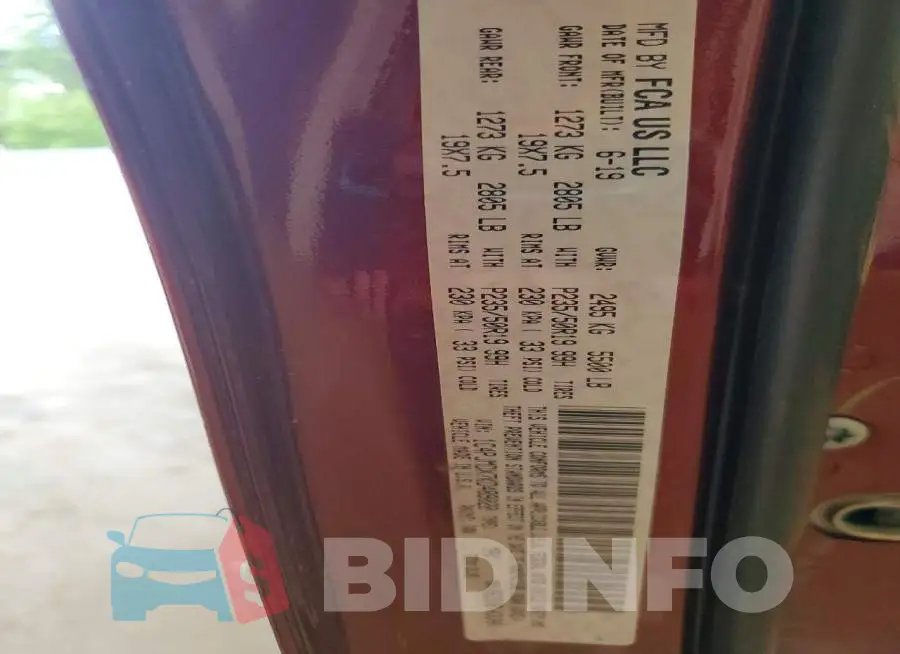 1C4PJMDX7KD489020 Photo# 14