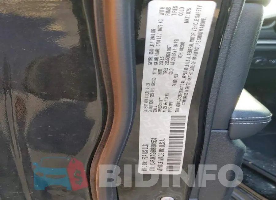 1C4RJKAG6R8501534 Photo# 13