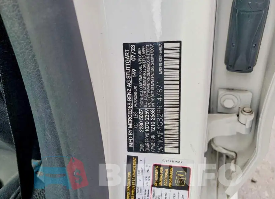 W1KAF4GB2PR147871 Photo# 12