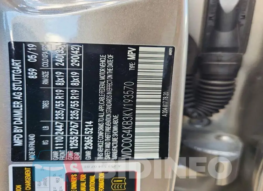 WDC0G4KB3KV193570 Photo# 12