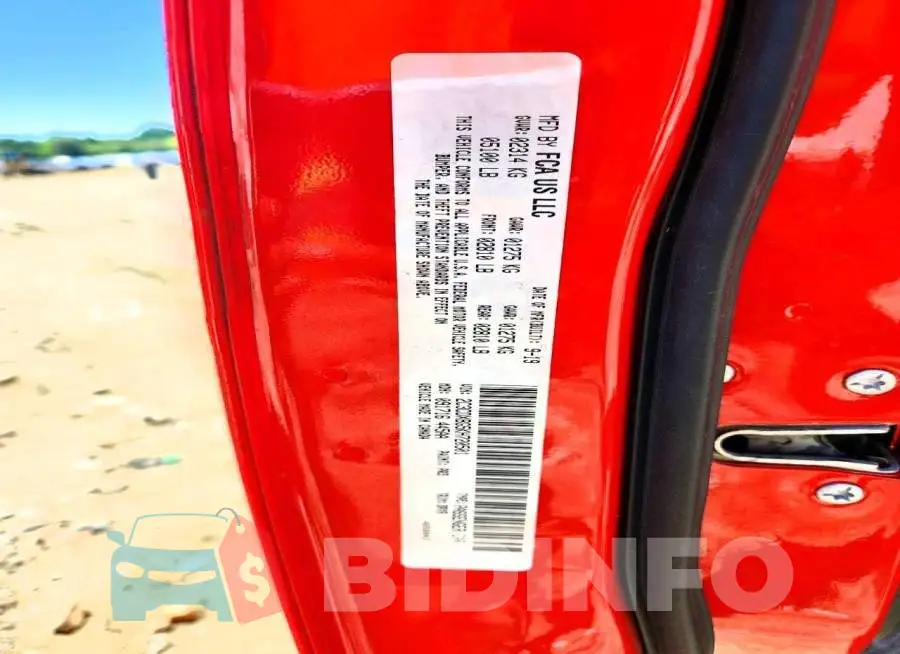 2C3CDXBG5KH720501 Photo# 13