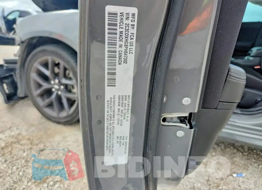 2C3CDXHG8PH647302 Photo# 12
