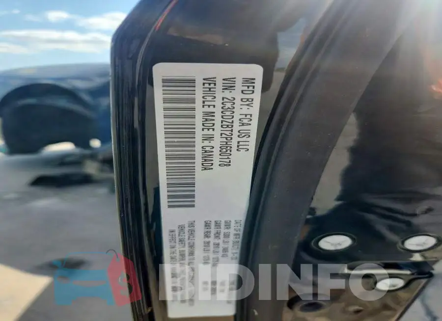 2C3CDZBT2PH650178 Photo# 13