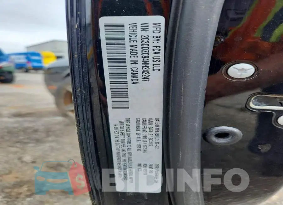 2C3CDZC94NH242247 Photo# 12